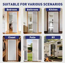 Load image into Gallery viewer, Accordion Door,Retractable Cellular Door Shades,Aluminum Frame and Cellular Fabric forBedroom,Bathroom,Patio, KitchenRV
