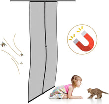 Load image into Gallery viewer, White Fiberglass Magnetic Screen Door