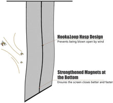 Load image into Gallery viewer, White Fiberglass Magnetic Screen Door