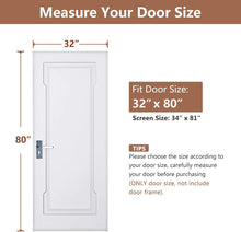 Load image into Gallery viewer, White Fiberglass Magnetic Screen Door