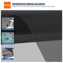 Load image into Gallery viewer, Custom Garage Screen Doors for 2 Car Garage Hands Free with Roll Up Starps for Patio Gym

