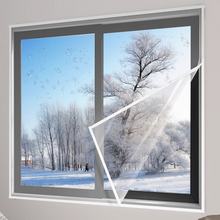 Load image into Gallery viewer, Custom Thermal Curtain Film Window Insulation Kit  Keep Home Warm for Winter
