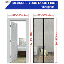 Load image into Gallery viewer, Custom Side Opening Reversible Magnet Screen Door Broader View Perfect for Patio Sliding Doors
