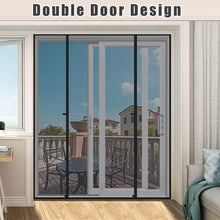 Load image into Gallery viewer, Custom Double Magnetic Screen Door Curtain for Sliding Door
