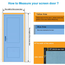 Load image into Gallery viewer, Magnetic screen door mesh curtain
